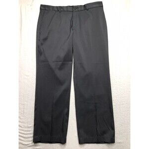 NIKE Golf Pants Men 35x28 (35/30 tag) Gray Standard Dri Fit Chino Performance